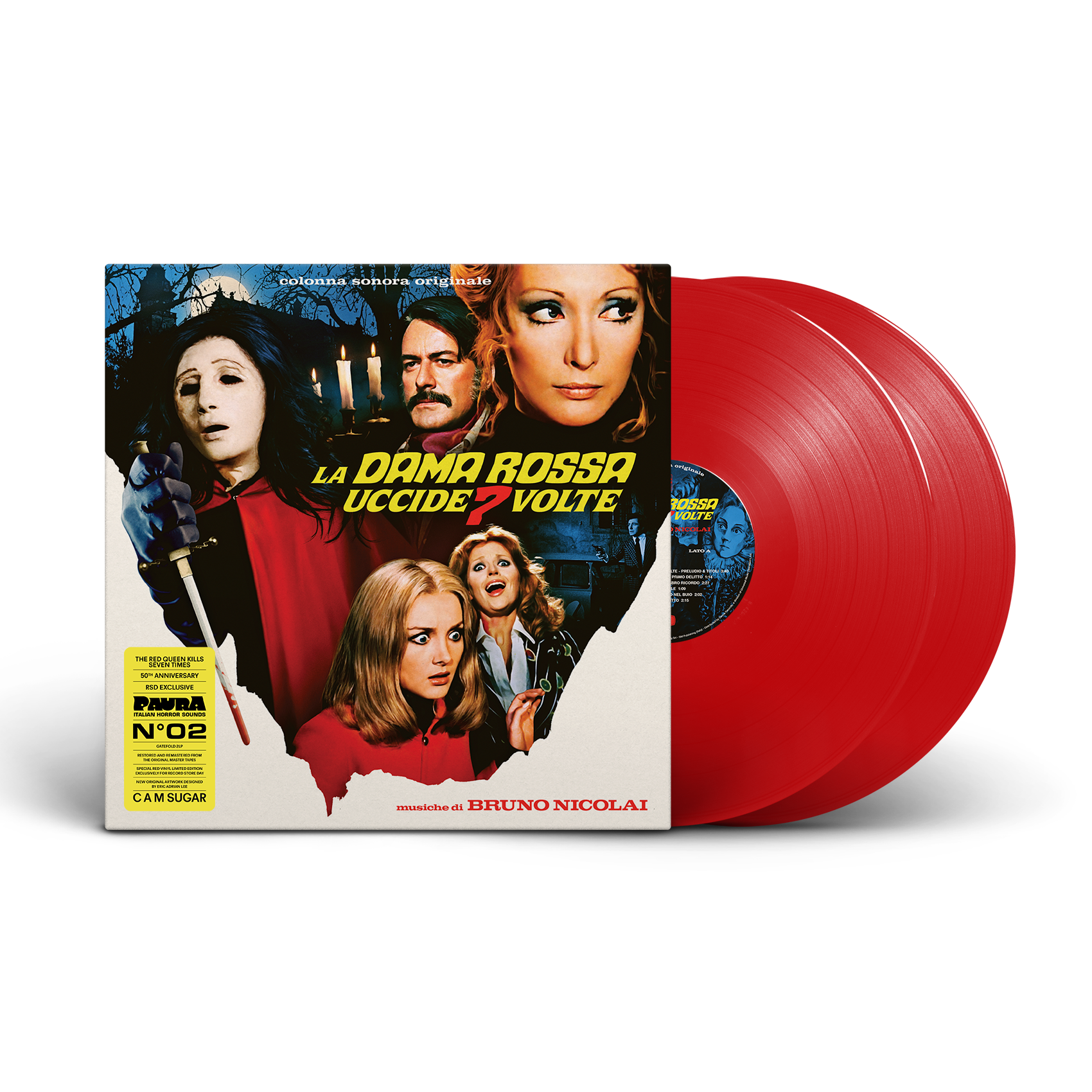 LA DAMA ROSSA UCCIDE 7 VOLTE (2LP) – CAM Sugar